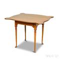 Queen Anne Maple Shapedtop Tea Table