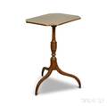 Federal Mahogany Octagonal Tilttop Candlestand