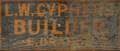 LW Cyphers Builder Stenciled Wooden Sign