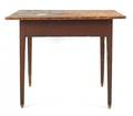 New England painted pine tavern table early 19th c