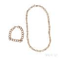14kt Gold Necklace and Bracelet