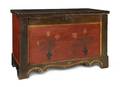 Centre County Pennsylvania painted pine dower chest early 19th c