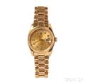 Gentlemans 18kt Gold Oyster Perpetual DayDate Wristwatch Rolex