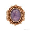 14kt Gold and Amethyst Ring