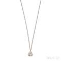 Platinum and Diamond Pendant