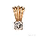 14kt Gold and Diamond Pendant