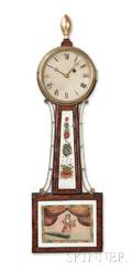 Mahogany Patent Timepiece or Banjo Clock