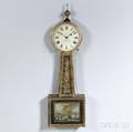Aaron Willard Giltfront Patent Timepiece or Banjo Clock