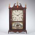 Eli Terry  Son Pillar and Scroll Shelf Clock