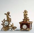 Two French Miniature Boudoir Clocks