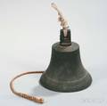 8 12inch Unmarked Bronze Bell