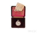 Jules Jurgensen 18kt Gold Openface Watch with Original Case and Certificate