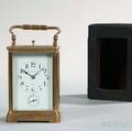 Couaillet Freres Hourrepeating Carriage Clock for Tiffany