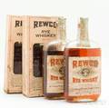 Rewco Rye Whiskey 15 Years Old 1917 4 pint bottles oc
