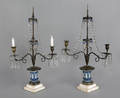 Pair of Regency style candelabra