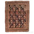 Antique Sarouk Mat