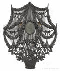 Cast iron wall mounted hat rack
