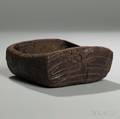 Northwest Coast Carved Wood Food Bowl