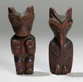 Two Northwest Coast Wood Carvings