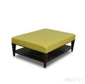 Contemporary Patent Leatherupholstered Coffee Table