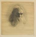 Framed Asa Cheffetz American 18971965 Pencil Drawing Old Man Macy
