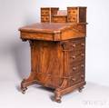 Victorian Rosewood Davenport