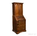 Diminutive Queen Annestyle Mahogany DeskBookcase