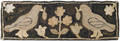 American hooked rug with doves ca 1900