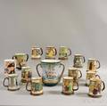 Fifteen Royal Doulton and Beswick Molded Ceramic Items