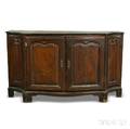 French Provincial Carved Pine Buffet