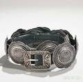 Navajo Silver Concha Belt