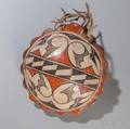 Acoma Polychrome Pottery Canteen