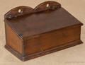 Pennsylvania walnut hanging wall box 19th c