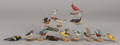 Fifteen American carved and painted birds ca 1940