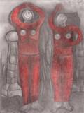 Rufino Tamayo Mixed Media Drawing