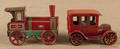 Two tin windup toys