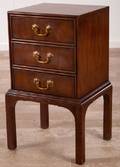 Kittinger Buffalo Mahogany Three Drawer Stand