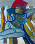 Sally Turner Woman Resting Oil on Canvas