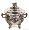 Sterling silver covered tureen by Tane