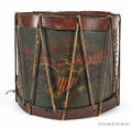 Civil War painted regimental drum