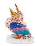 Herend Hand Painted Fishnet Porcelain Pelican