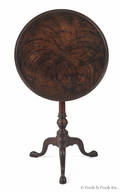 Pennsylvania Queen Anne mahogany candlestand ca 1770