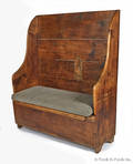 Pine settle bench