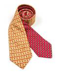 A Group of Two Hermes Silk Ties
