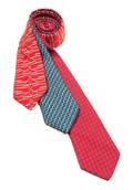 A Group of Three Hermes Silk Ties
