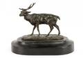 After Pierre Jules Mene Miniature Elk Bronze