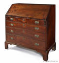 New England Chippendale mahogany secretary