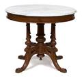 An English Regency Style Marble Top Table