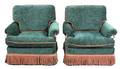A Pair of Upholstered Armchairs