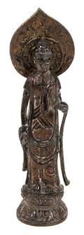 A Chinese Bronze Figure of Guan Yin
